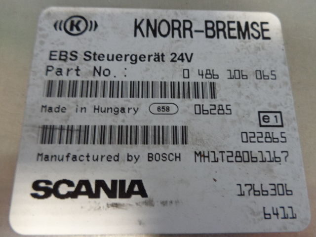 Scania EBS - ECU 适用于 卡车:图2 Scania EBS - ECU 适用于 卡车:图2