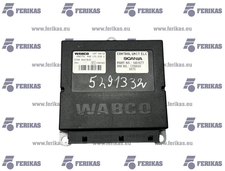 Wabco ECAS control unit - ECU 适用于 卡车:图1 Wabco ECAS control unit - ECU 适用于 卡车:图1