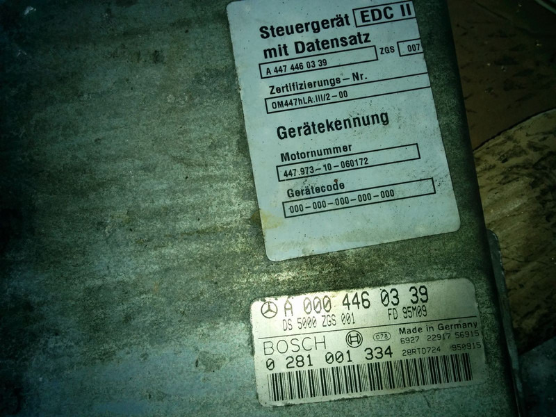 Mercedes-Benz EDC - ECU:图2 Mercedes-Benz EDC - ECU:图2