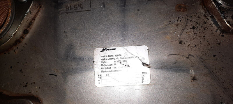 Modine -Teinr - 油冷却器:图2 Modine -Teinr - 油冷却器:图2