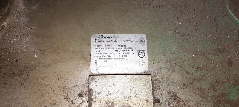 Modine -Teinr - 油冷却器:图3 Modine -Teinr - 油冷却器:图3
