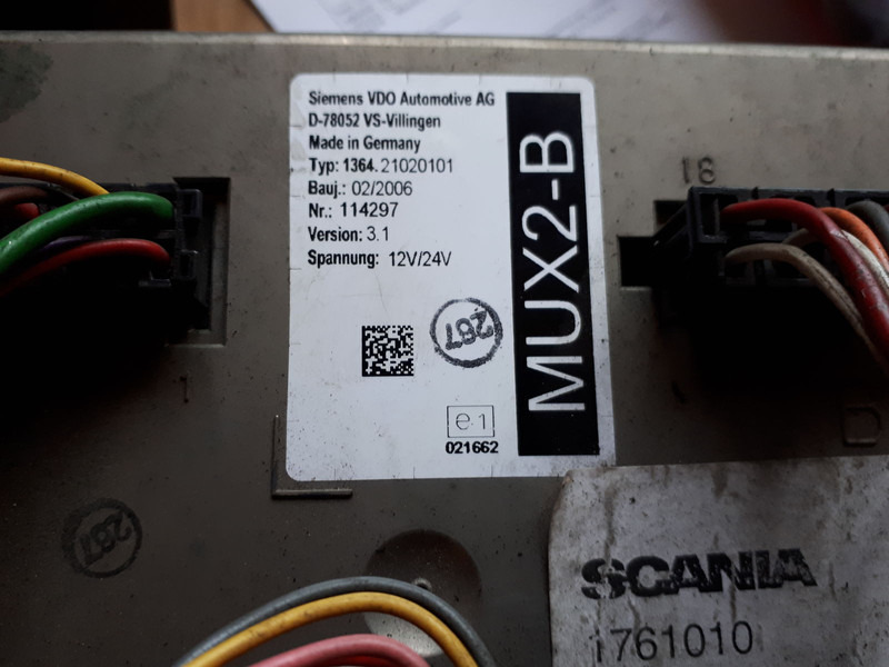 Scania MUX2-B MUX2-M.MUX2-B+/ ZR2-BS/ ZR2-BD - ECU:图4 Scania MUX2-B MUX2-M.MUX2-B+/ ZR2-BS/ ZR2-BD - ECU:图4