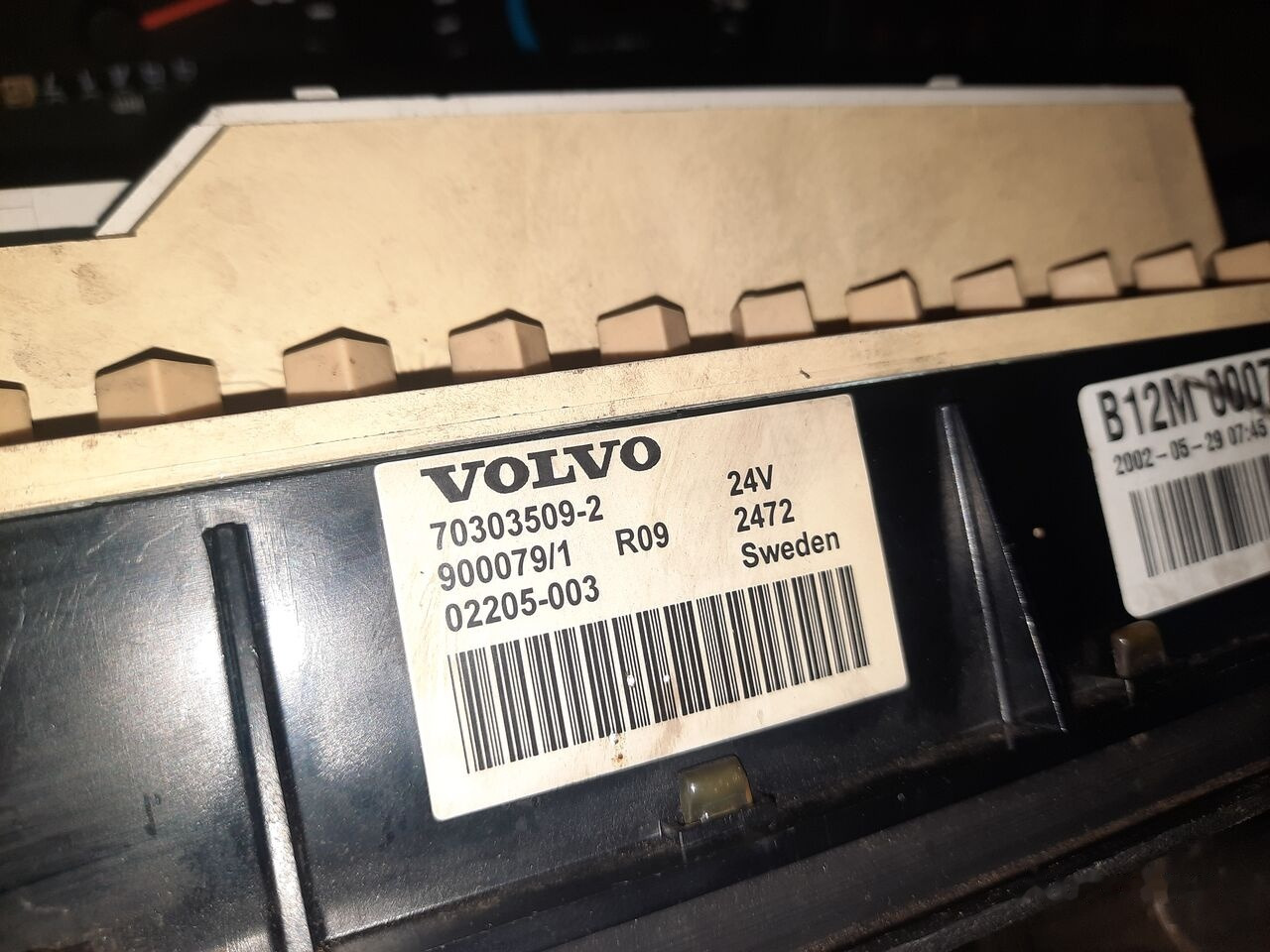 Volvo 70361832-1 . 70361831. 70329201-2 .22205475-P03. 70392912-P01/ Volvo B7 . B9. B12 . FH. Scania - 仪表板 适用于 巴士:图3 Volvo 70361832-1 . 70361831. 70329201-2 .22205475-P03. 70392912-P01/ Volvo B7 . B9. B12 . FH. Scania - 仪表板 适用于 巴士:图3