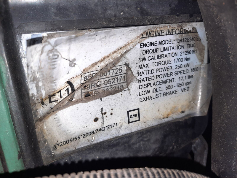 Volvo DH12E340EC06 . DH12D 340. - 发动机:图3 Volvo DH12E340EC06 . DH12D 340. - 发动机:图3