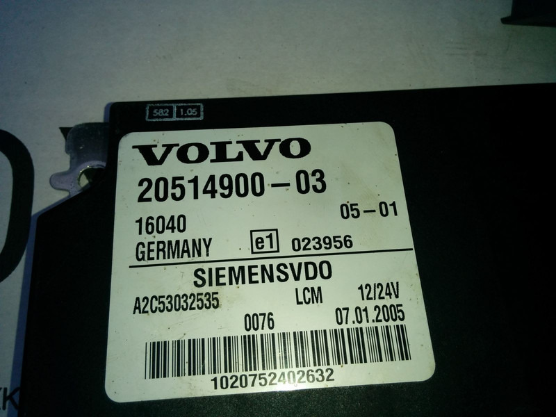 Volvo Siemts VDO 20514900-03 20569213-P03. 20744283-01. 20865208-02. - ECU:图3 Volvo Siemts VDO 20514900-03 20569213-P03. 20744283-01. 20865208-02. - ECU:图3