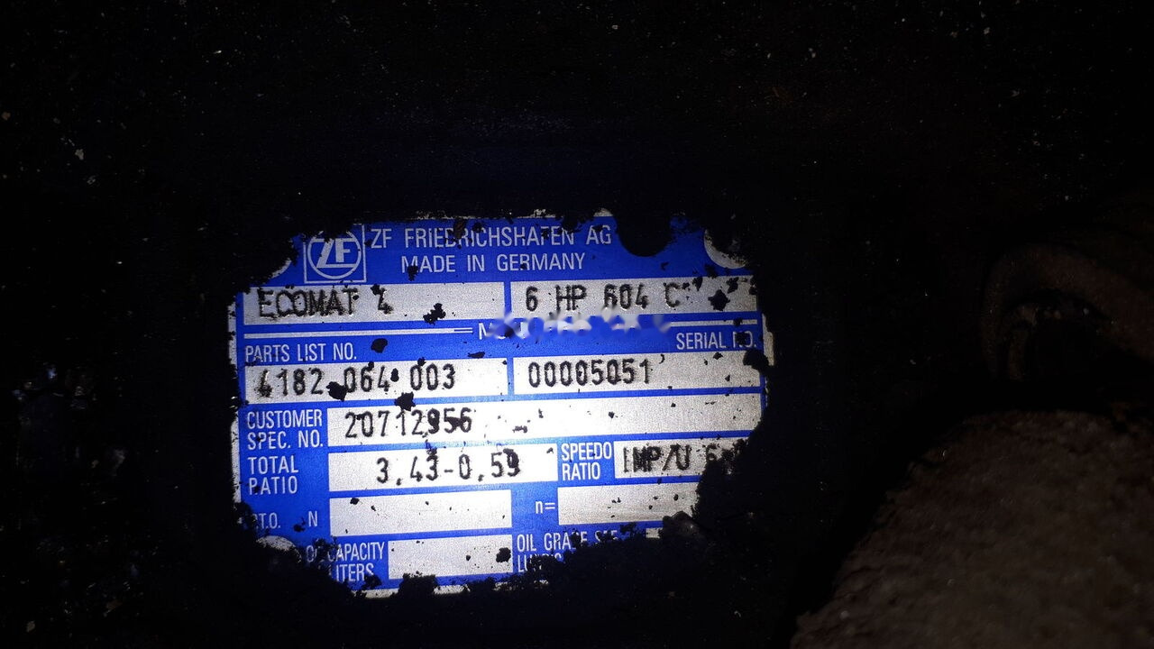 ZF 6HP604C .6HP502C. 6HP552C .6HP602C. 6HP592C. 6HP504C .6HP604C. 6 Volvo Man/ Volvo. Scnia. Mersedes - 变速箱 适用于 巴士:图4 ZF 6HP604C .6HP502C. 6HP552C .6HP602C. 6HP592C. 6HP504C .6HP604C. 6 Volvo Man/ Volvo. Scnia. Mersedes - 变速箱 适用于 巴士:图4