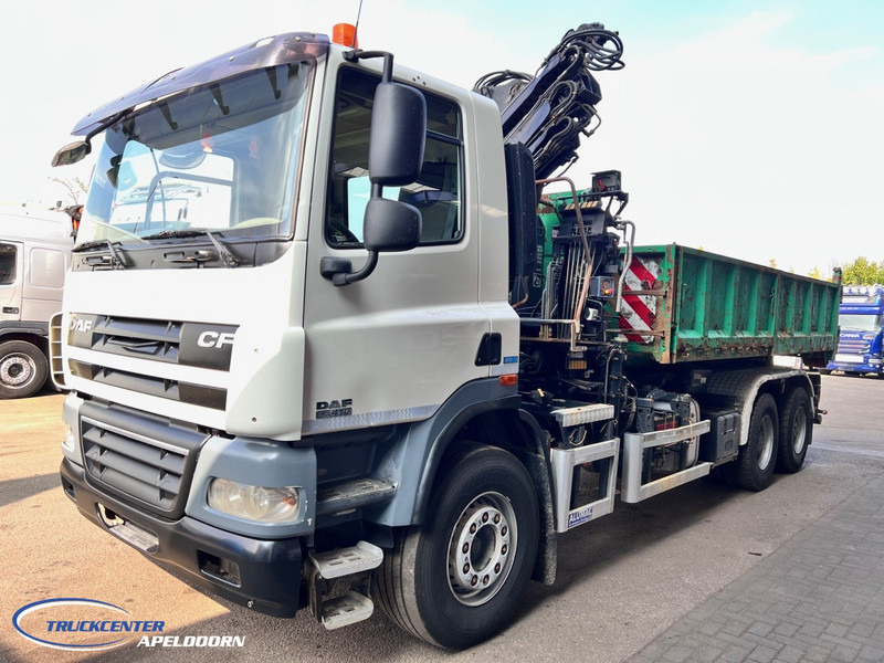 DAF CF 85.410 ATE, Hiab 166, 6x4 Steel spring - 翻斗车, 起重车:图3 DAF CF 85.410 ATE, Hiab 166, 6x4 Steel spring - 翻斗车, 起重车:图3