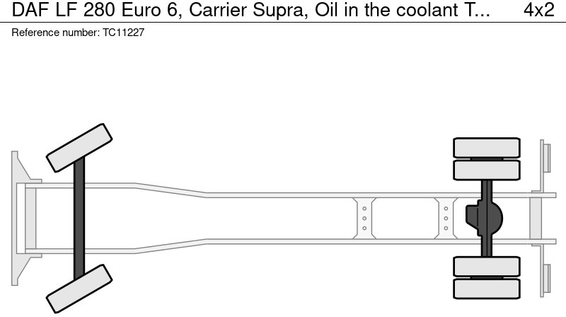 冷藏车 DAF LF 280 Euro 6, Carrier Supra, Olie in het koelwater:图8 冷藏车 DAF LF 280 Euro 6, Carrier Supra, Olie in het koelwater:图8
