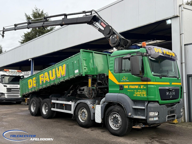 MAN TGS 35.400 8x4 Bladgeveerd, Handgeschakeld, HIAB 166-E4 Hipro - 翻斗车, 起重车:图1 MAN TGS 35.400 8x4 Bladgeveerd, Handgeschakeld, HIAB 166-E4 Hipro - 翻斗车, 起重车:图1