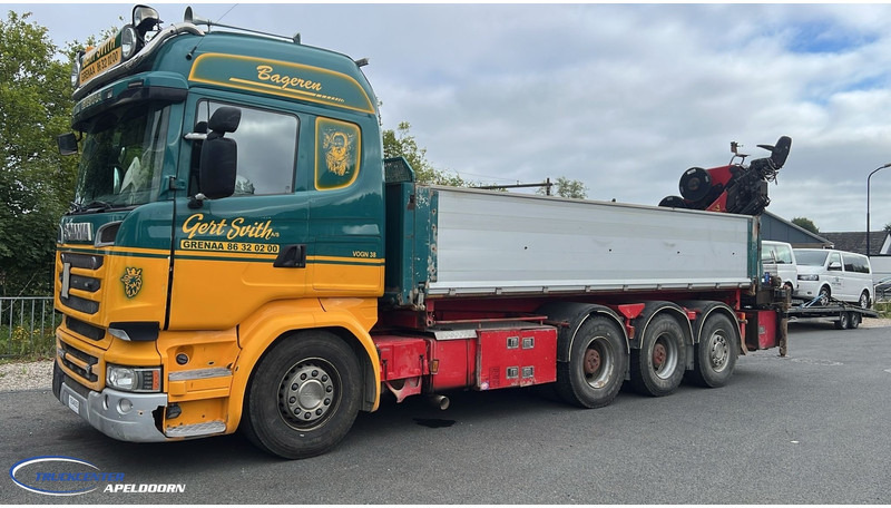 Scania R580 V8 8x4 Reduction axles, HMF 2620 K5 - 翻斗车, 起重车:图1 Scania R580 V8 8x4 Reduction axles, HMF 2620 K5 - 翻斗车, 起重车:图1