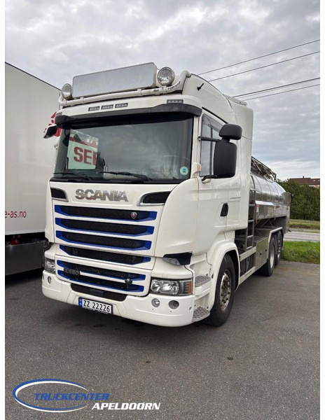 Scania R580 V8 Retarder, Stuuras, 15000 Liter roestvrijstalen tank - 罐车:图1 Scania R580 V8 Retarder, Stuuras, 15000 Liter roestvrijstalen tank - 罐车:图1
