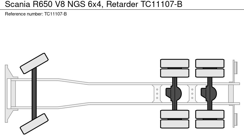 Scania R650 V8 NGS 6x4, Retarder - 驾驶室底盘卡车:图3 Scania R650 V8 NGS 6x4, Retarder - 驾驶室底盘卡车:图3