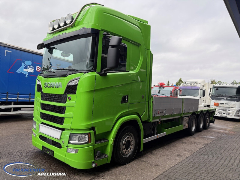 Scania R730 V8 NGS 8x4, Retarder, Twistlocks - 栏板式/ 平板卡车:图3 Scania R730 V8 NGS 8x4, Retarder, Twistlocks - 栏板式/ 平板卡车:图3