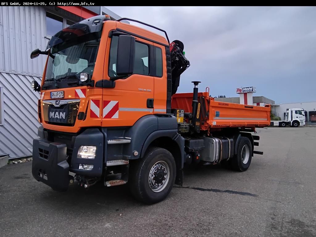 MAN TGS 18.500 4x4 BL Palfinger, WiDi, Hydrodrive - 翻斗车:图1 MAN TGS 18.500 4x4 BL Palfinger, WiDi, Hydrodrive - 翻斗车:图1