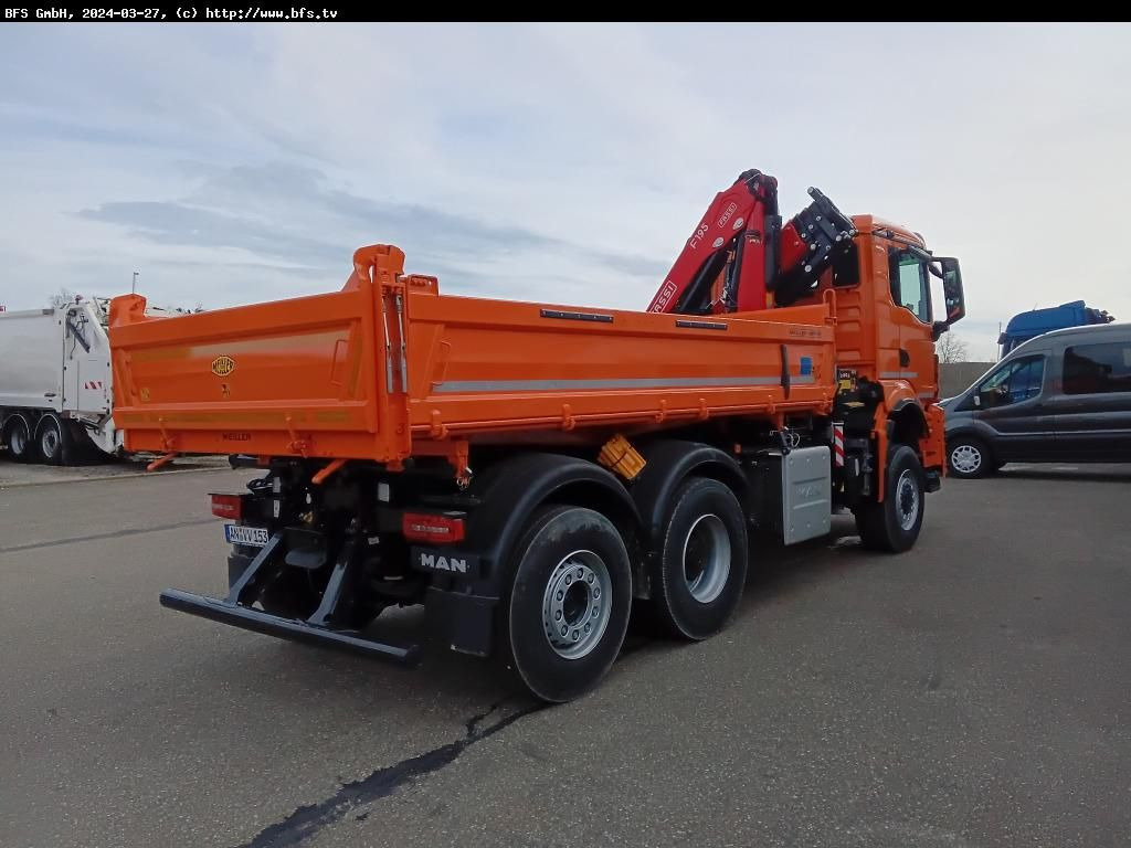 MAN TGS (TG3) 28.510 6x4-4 BL CH WiDi Fassi 15mt - 翻斗车:图2 MAN TGS (TG3) 28.510 6x4-4 BL CH WiDi Fassi 15mt - 翻斗车:图2