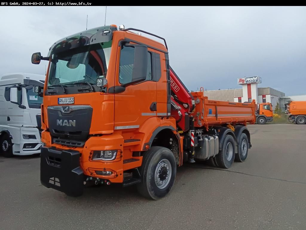 MAN TGS (TG3) 28.510 6x4-4 BL CH WiDi Fassi 15mt - 翻斗车:图1 MAN TGS (TG3) 28.510 6x4-4 BL CH WiDi Fassi 15mt - 翻斗车:图1