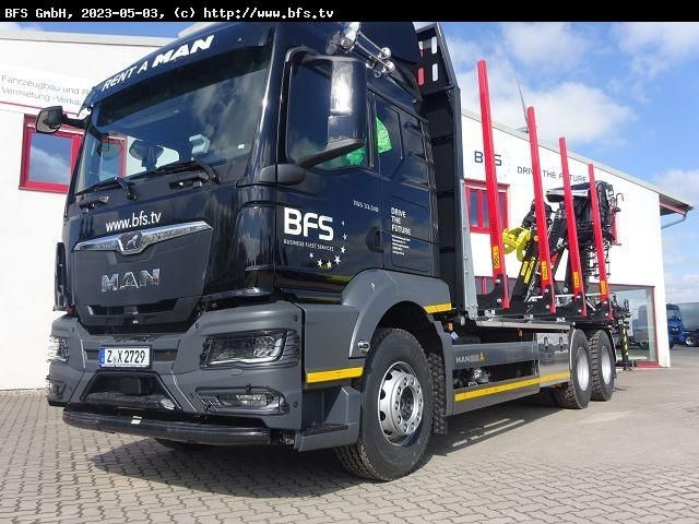 MAN TGS (TG3) 33.510 6x4 BL CH Loglift Holzladekran - 木材运输车:图1 MAN TGS (TG3) 33.510 6x4 BL CH Loglift Holzladekran - 木材运输车:图1