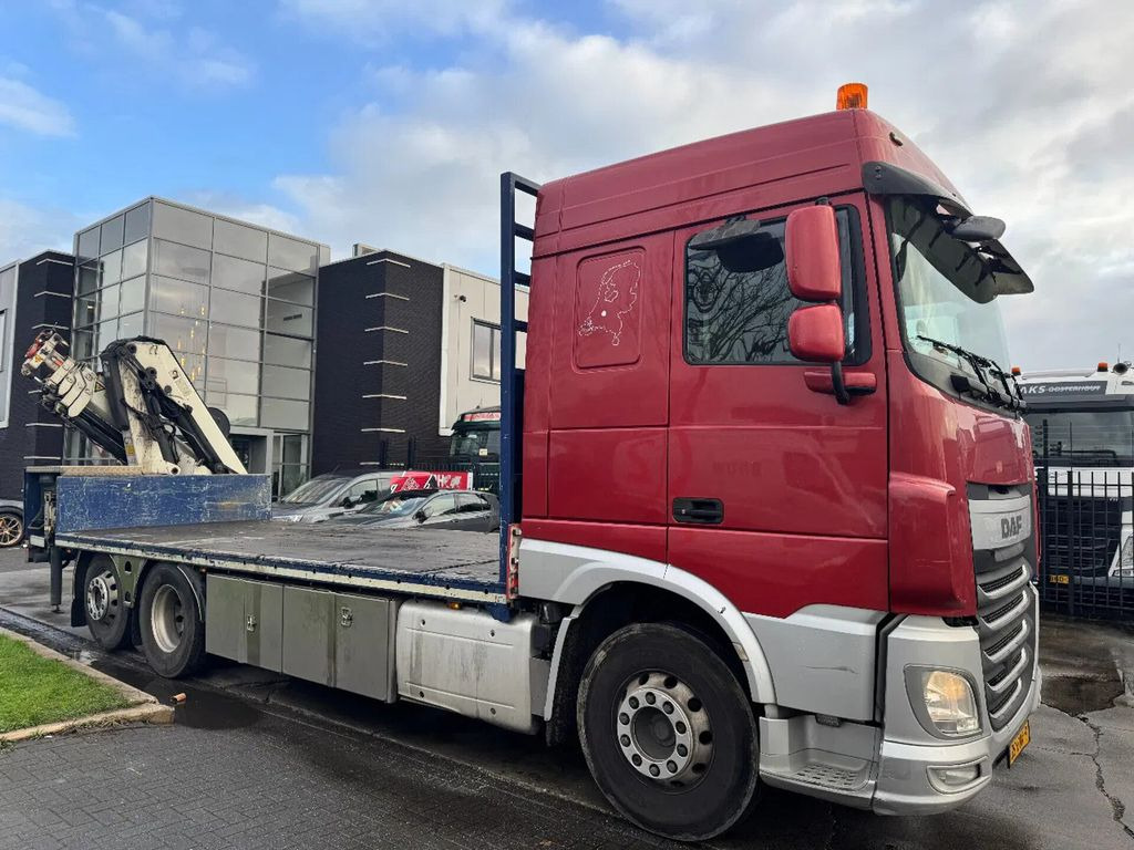 DAF XF 510 6X2 EURO 6 + HIAB 166 HI PRO + REMOTE CON - 栏板式/ 平板卡车, 起重车:图5 DAF XF 510 6X2 EURO 6 + HIAB 166 HI PRO + REMOTE CON - 栏板式/ 平板卡车, 起重车:图5