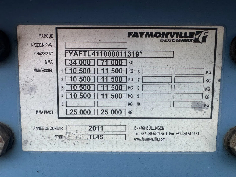 低装载半拖车 Faymonville TL4S 2,8M EXTENDABLE + HYDRAULIC RAMPS 3 AXLE STEERING:图15 低装载半拖车 Faymonville TL4S 2,8M EXTENDABLE + HYDRAULIC RAMPS 3 AXLE STEERING:图15