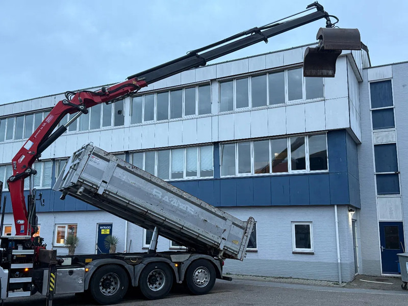 MAN TGS 35.480 8X4 + HMF 2420-K3 REMOTE + TIPPER - 翻斗车, 起重车:图3 MAN TGS 35.480 8X4 + HMF 2420-K3 REMOTE + TIPPER - 翻斗车, 起重车:图3