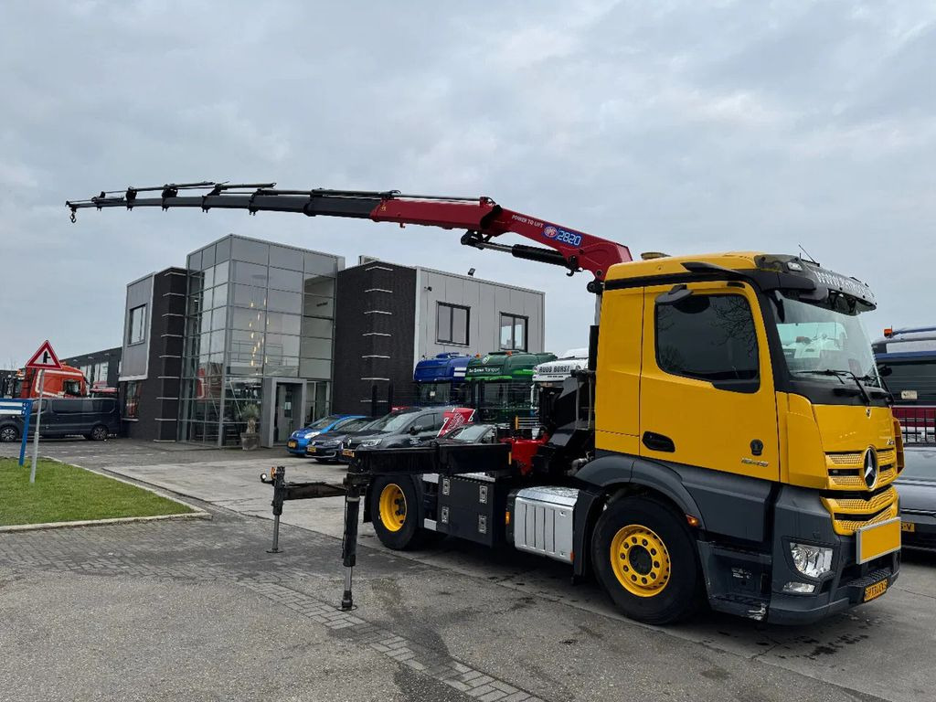 Mercedes-Benz Actros 1845 4X2 - EURO 6 + HMF 2820 + REMOTE + O - 起重车, 牵引车:图2 Mercedes-Benz Actros 1845 4X2 - EURO 6 + HMF 2820 + REMOTE + O - 起重车, 牵引车:图2