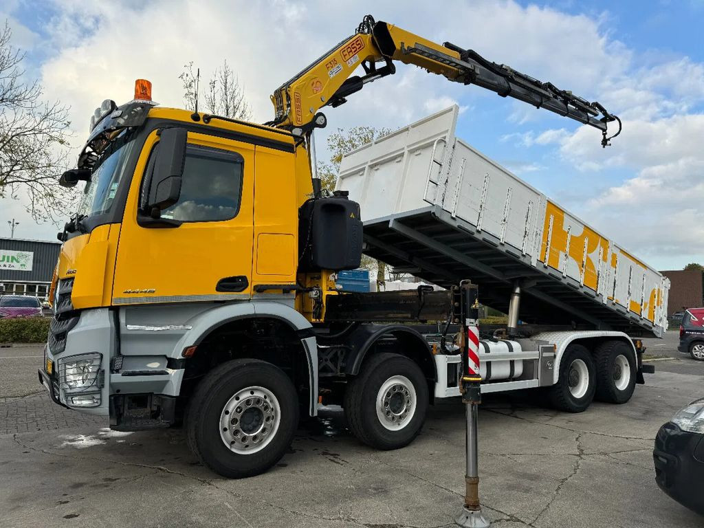 Mercedes-Benz Actros 4448 - 8X4 + EURO 6 + FASSI F315 + REMOTE - 栏板式/ 平板卡车, 起重车:图1 Mercedes-Benz Actros 4448 - 8X4 + EURO 6 + FASSI F315 + REMOTE - 栏板式/ 平板卡车, 起重车:图1