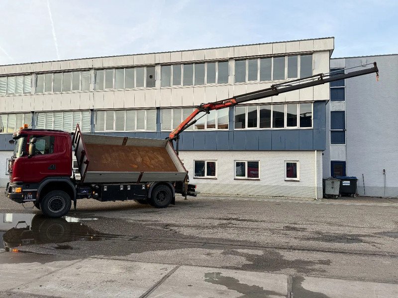 Scania G370 4X4 EURO 6 + 3-SIDE TIPPER + PALFINGER PK9002 + REMOTE - 起重车:图3 Scania G370 4X4 EURO 6 + 3-SIDE TIPPER + PALFINGER PK9002 + REMOTE - 起重车:图3