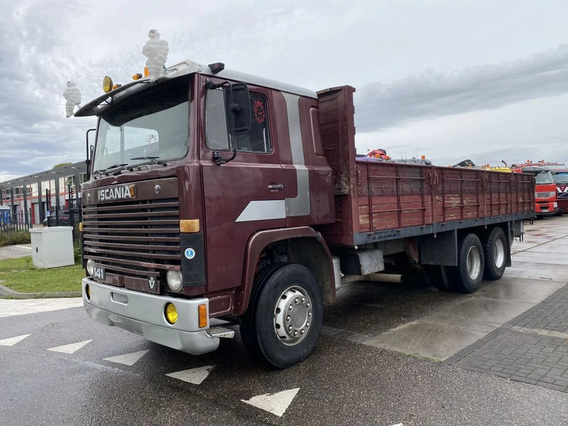 Scania LB141 V8 141 V8 - 6X2 - BOX 7,35 METER - 栏板式/ 平板卡车:图1 Scania LB141 V8 141 V8 - 6X2 - BOX 7,35 METER - 栏板式/ 平板卡车:图1