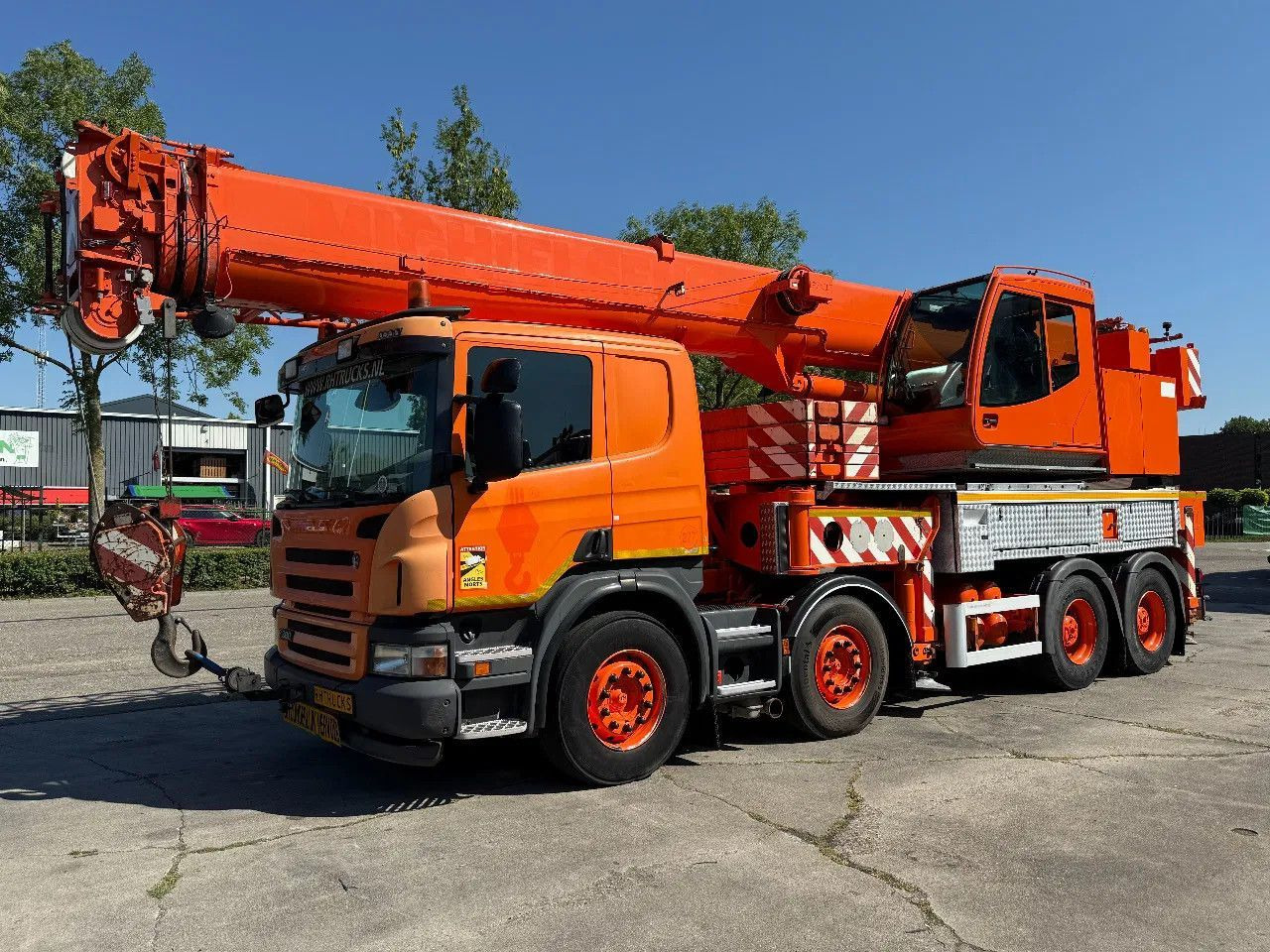 Scania P380 8X4 + FAUN HK40 + FLYJIB + BALLASTBL. 6,9 T - 起重车:图3 Scania P380 8X4 + FAUN HK40 + FLYJIB + BALLASTBL. 6,9 T - 起重车:图3