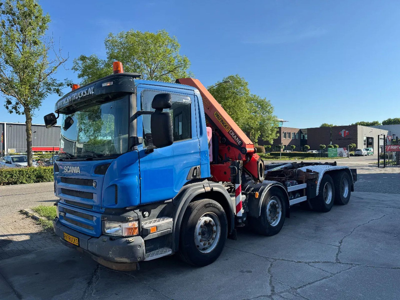 Scania P380 8X4 PALFINGER HOOK + PALFINGER PK16502 + RE - 吊钩升降车, 起重车:图3 Scania P380 8X4 PALFINGER HOOK + PALFINGER PK16502 + RE - 吊钩升降车, 起重车:图3