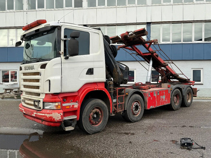 Scania R500 V8 8X4 + HIAB 220-5 + REMOTE + CABLELIFT - FULL STEEL SUSP. MANUAL GEAR. BIG AXLES - 起重车:图4 Scania R500 V8 8X4 + HIAB 220-5 + REMOTE + CABLELIFT - FULL STEEL SUSP. MANUAL GEAR. BIG AXLES - 起重车:图4