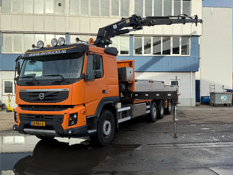 Volvo FM 420 8X2 EEV + HMF 2420-K3 + REMOTE + 5E & 6E FUNCTIE - 栏板式/ 平板卡车, 起重车:图2 Volvo FM 420 8X2 EEV + HMF 2420-K3 + REMOTE + 5E & 6E FUNCTIE - 栏板式/ 平板卡车, 起重车:图2