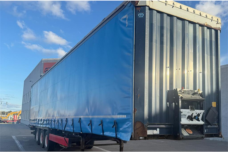 Krone 34 pl. - 侧帘半拖车:图2 Krone 34 pl. - 侧帘半拖车:图2