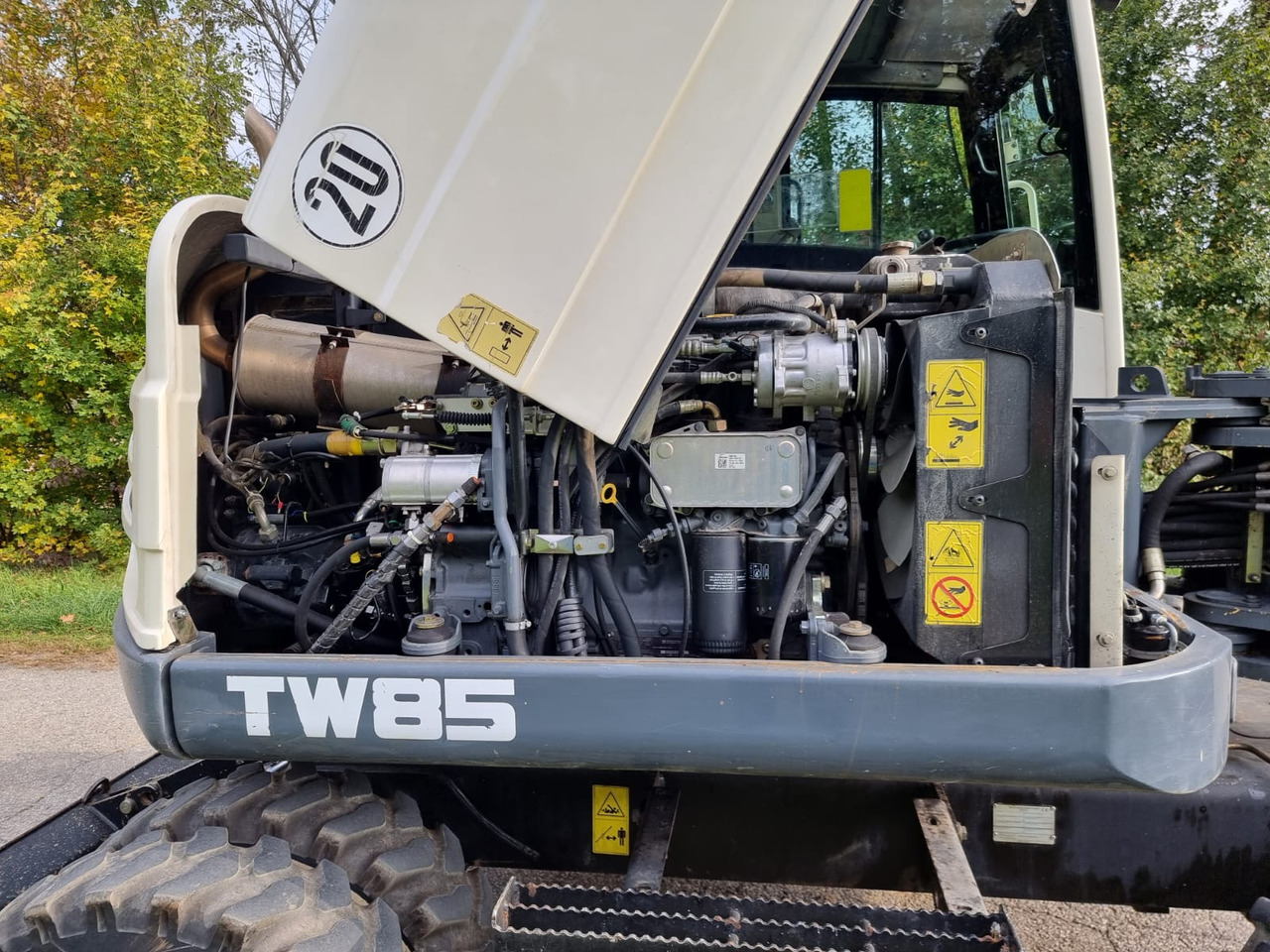 轮式挖掘机 Terex TW 85：图13