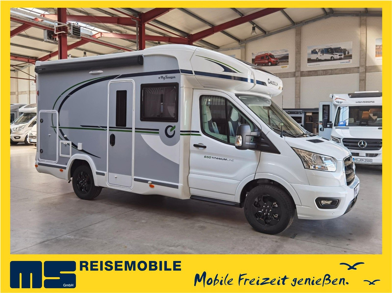 Chausson 650 TITANIUM / -2026- / 165PS-8G. / AHK/ HUBBETT - 半集成房车:图1 Chausson 650 TITANIUM / -2026- / 165PS-8G. / AHK/ HUBBETT - 半集成房车:图1