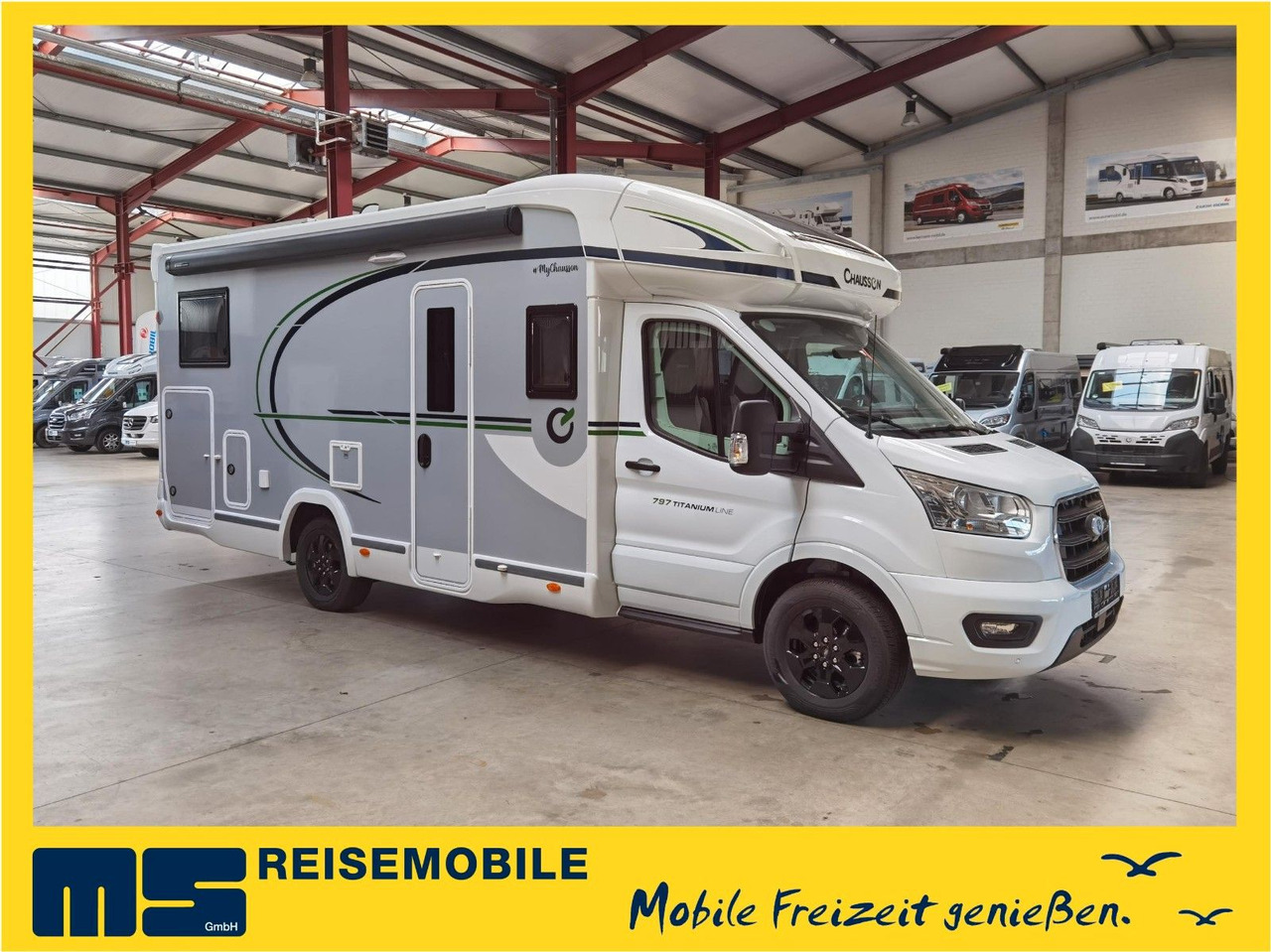 Chausson 797 TITANIUM / - 2026 - / 4.1T. / EINZELBETTEN - 半集成房车:图1 Chausson 797 TITANIUM / - 2026 - / 4.1T. / EINZELBETTEN - 半集成房车:图1