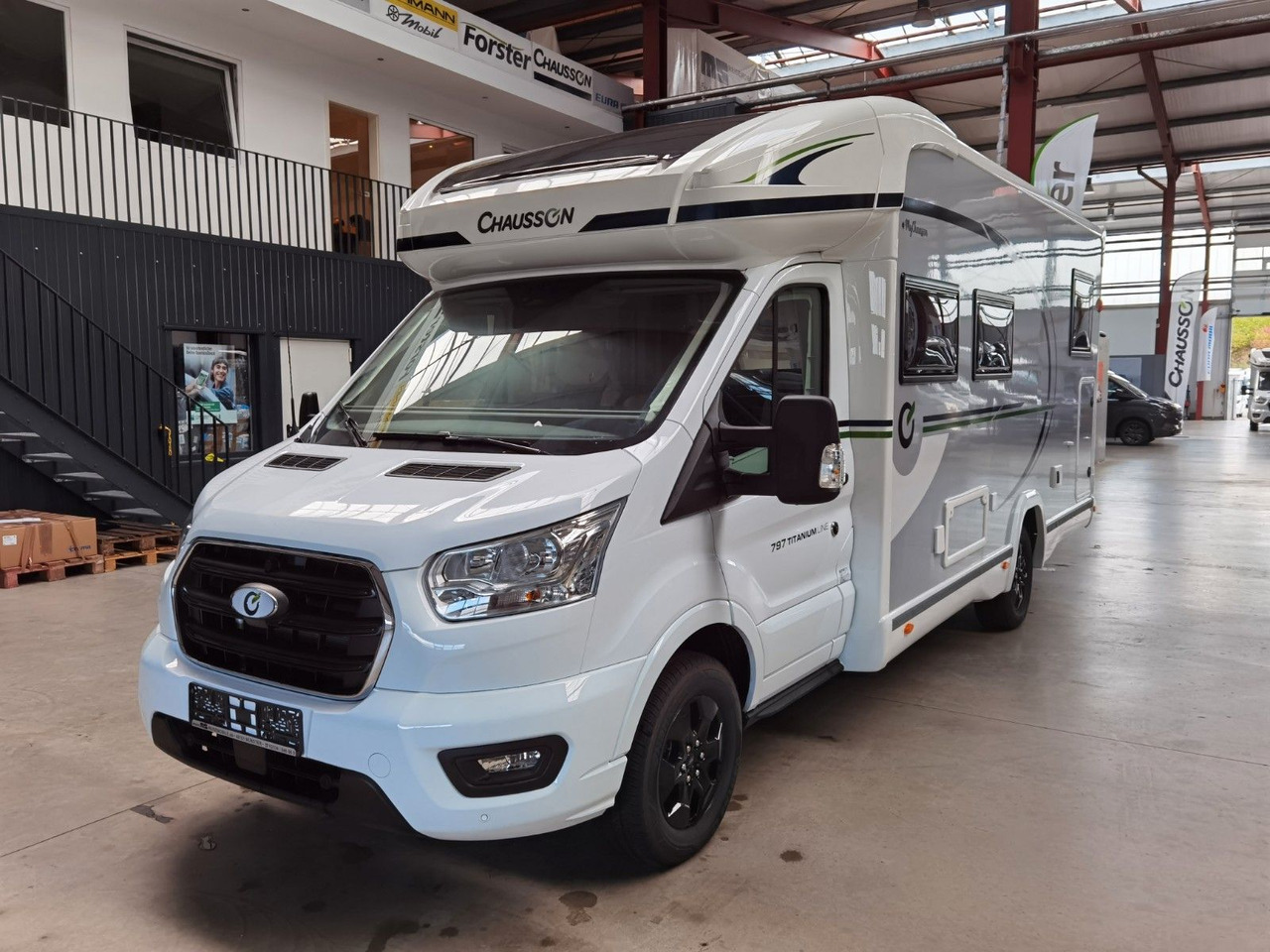 半集成房车 Chausson 797 TITANIUM / - 2026 - / EINZELBETTEN & HUBBETT：图8