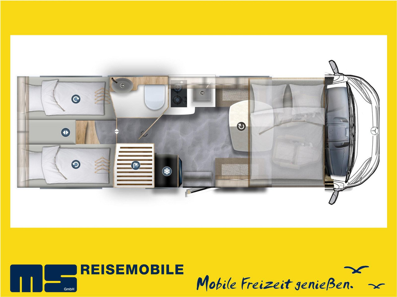 Eura Mobil INTEGRA LINE GT 726 EF / MB 170PS-9G / MOD.2025 - 集成房车:图2 Eura Mobil INTEGRA LINE GT 726 EF / MB 170PS-9G / MOD.2025 - 集成房车:图2