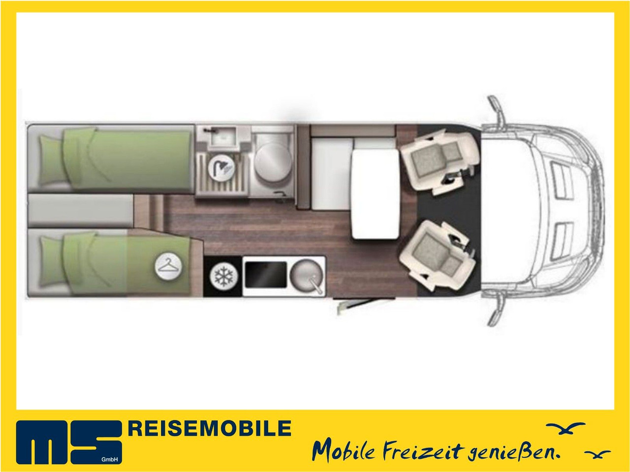 HYMER / ERIBA / HYMERCAR EXSIS T 588 / SAT / AHK / NAVI / EINZELBETTEN - 半集成房车:图2 HYMER / ERIBA / HYMERCAR EXSIS T 588 / SAT / AHK / NAVI / EINZELBETTEN - 半集成房车:图2