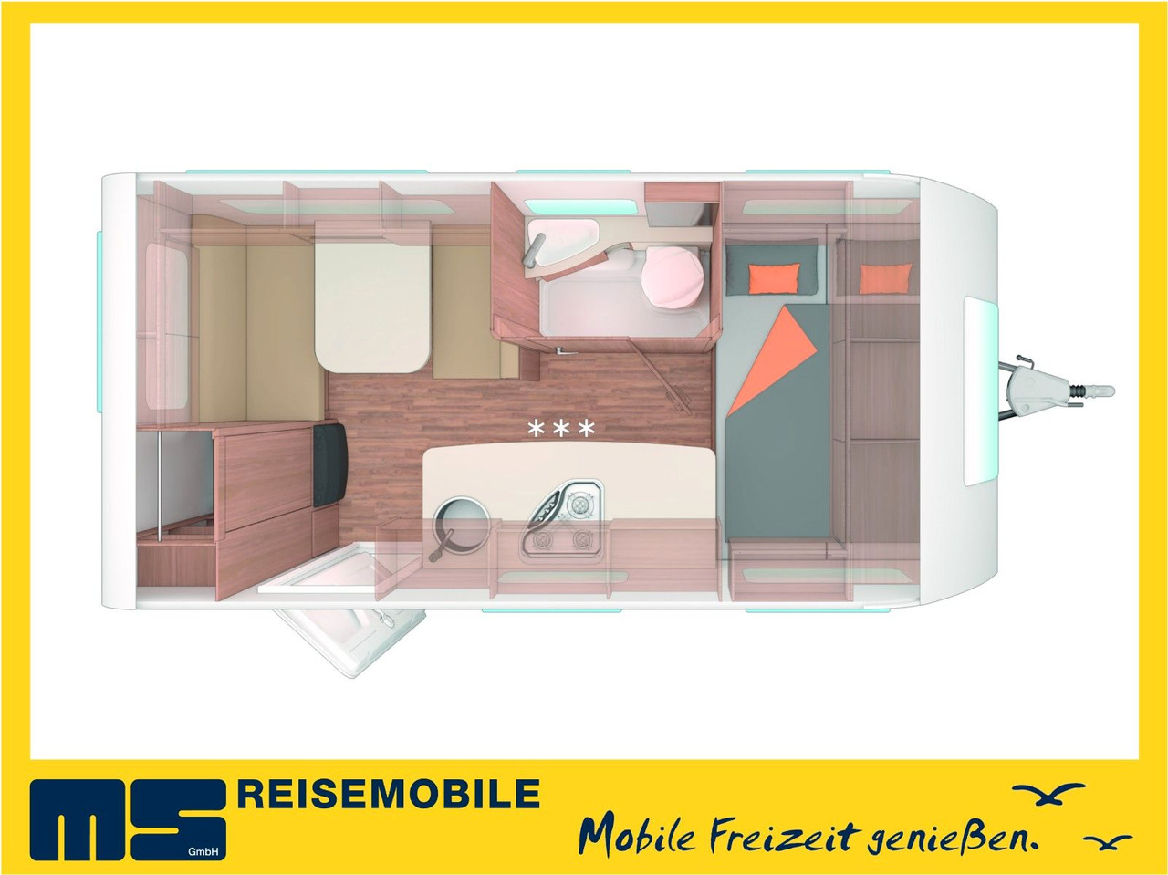 Weinsberg CARAONE 420 QD / - 2026 -/ ADVANCE & SMART PAKET - 旅行拖车:图2 Weinsberg CARAONE 420 QD / - 2026 -/ ADVANCE & SMART PAKET - 旅行拖车:图2