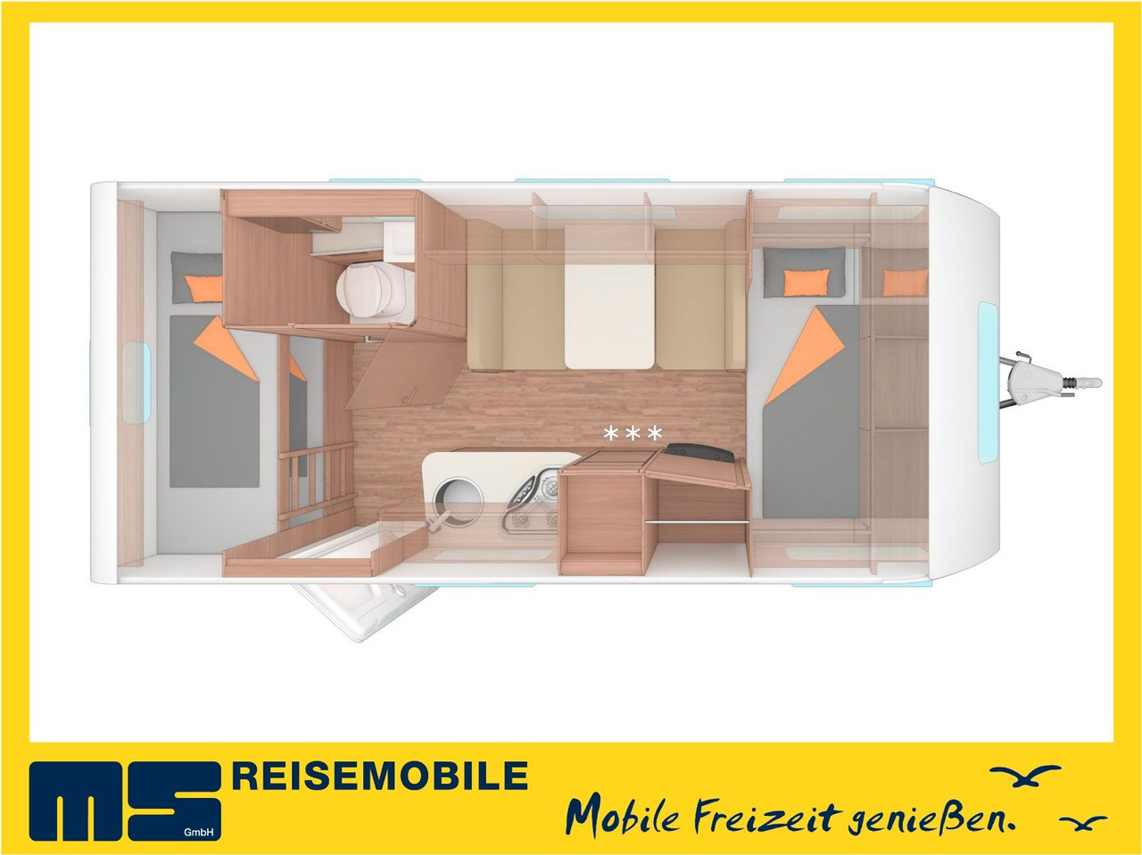 Weinsberg CARAONE 480 QDK /- 2026-/ ADVANCED & SMART PAKET - 旅行拖车:图2 Weinsberg CARAONE 480 QDK /- 2026-/ ADVANCED & SMART PAKET - 旅行拖车:图2