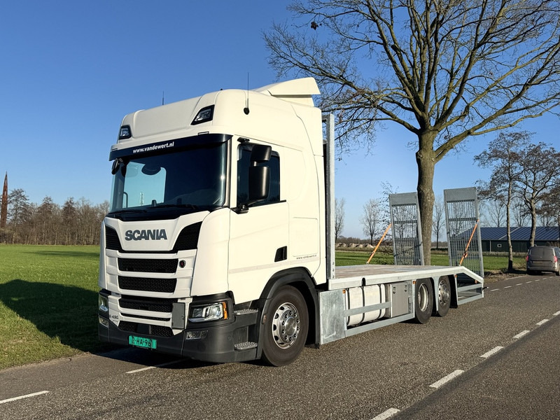 Scania R450 NGS 6X2 Machine Transporter / Oprij Vrachtwagen Euro 6 Automaat - Full Air - 2019 - 自动转运卡车:图1 Scania R450 NGS 6X2 Machine Transporter / Oprij Vrachtwagen Euro 6 Automaat - Full Air - 2019 - 自动转运卡车:图1