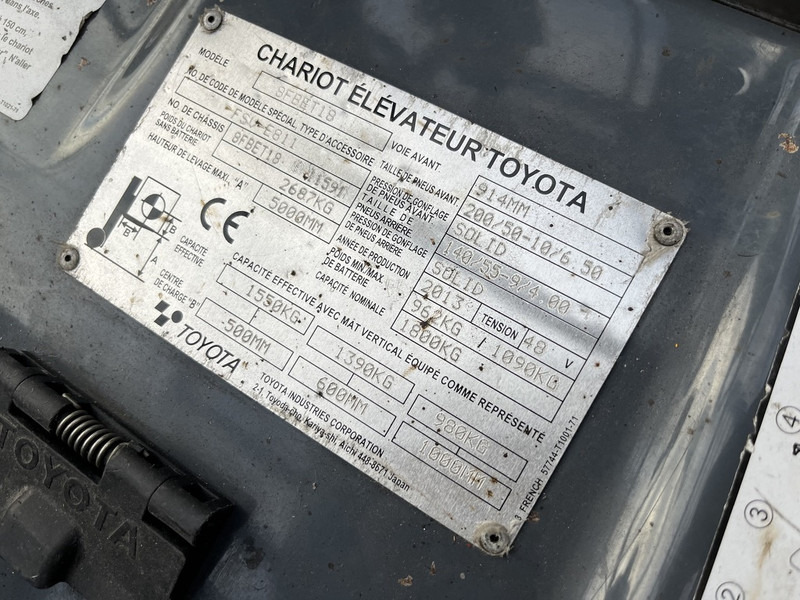 电动叉车 Toyota 8 FBET 18:图12 电动叉车 Toyota 8 FBET 18:图12