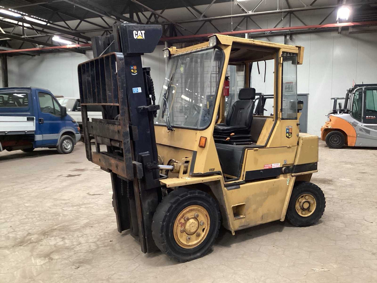 1992 CATERPILLAR V80 F FORKLIFT - 叉车:图1 1992 CATERPILLAR V80 F FORKLIFT - 叉车:图1