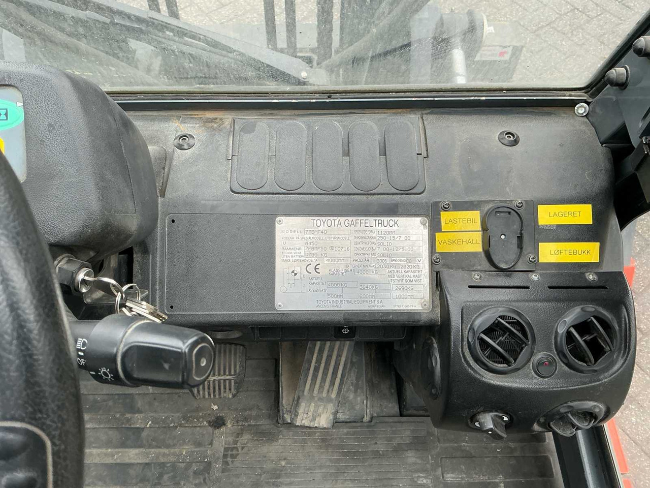 2006 TOYOTA 7FBMF40 FORKLIFT - 叉车:图4 2006 TOYOTA 7FBMF40 FORKLIFT - 叉车:图4