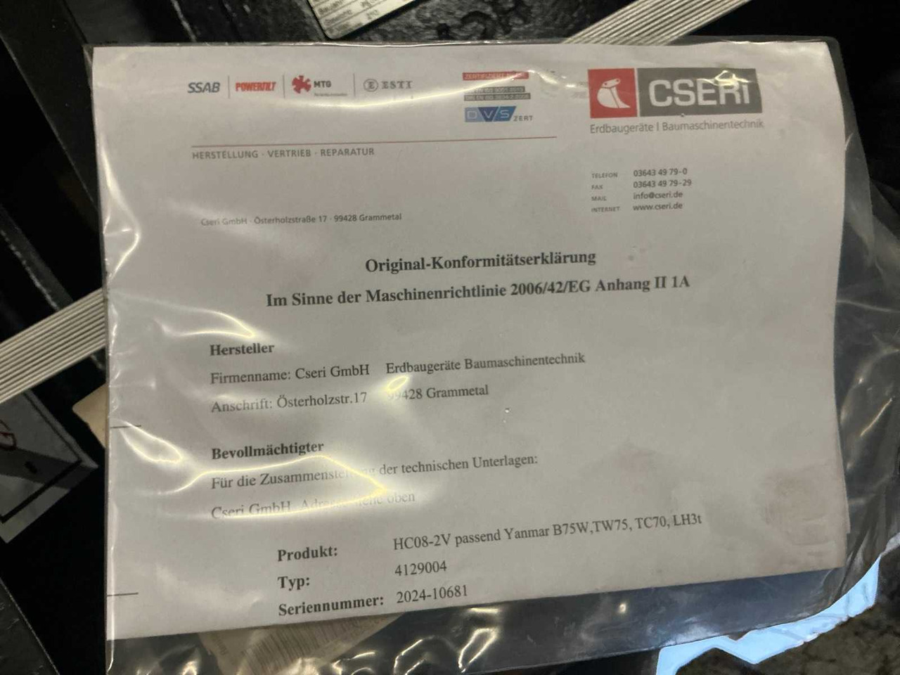 2024 YANMAR HCSW08-2V QUICK COUPLER, HYDR. - 轮式装载机:图5 2024 YANMAR HCSW08-2V QUICK COUPLER, HYDR. - 轮式装载机:图5