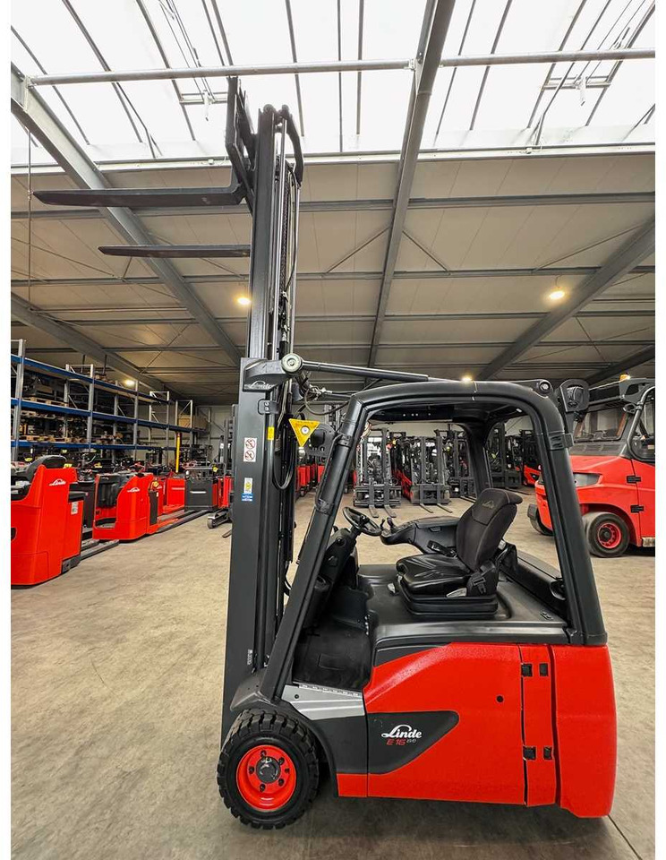 BATTERY 2021 SERVICE + UVV 07/26 LINDE E16 EVO 1,600KG DUPLEX FREE LIFT ELECTRIC FORKLIFT - 叉车:图3 BATTERY 2021 SERVICE + UVV 07/26 LINDE E16 EVO 1,600KG DUPLEX FREE LIFT ELECTRIC FORKLIFT - 叉车:图3