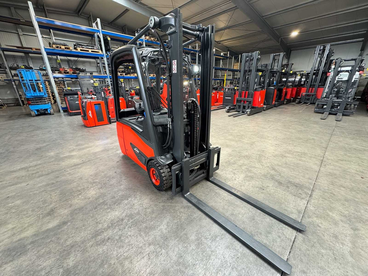 BATTERY 2021 SERVICE + UVV 07/26 LINDE E16 EVO 1,600KG DUPLEX FREE LIFT ELECTRIC FORKLIFT - 叉车:图5 BATTERY 2021 SERVICE + UVV 07/26 LINDE E16 EVO 1,600KG DUPLEX FREE LIFT ELECTRIC FORKLIFT - 叉车:图5