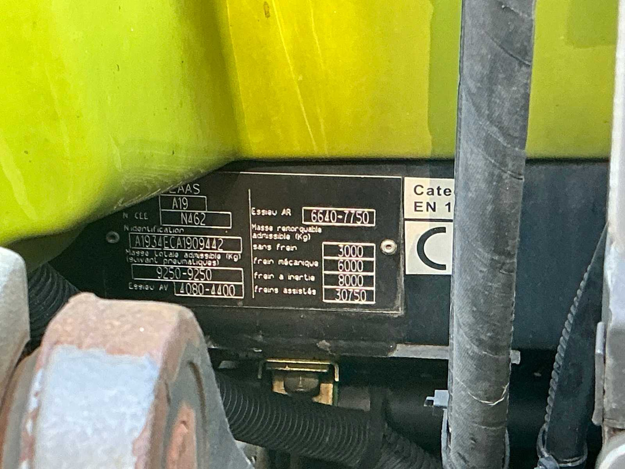 拖拉机 Claas 640 Arion A19：图36