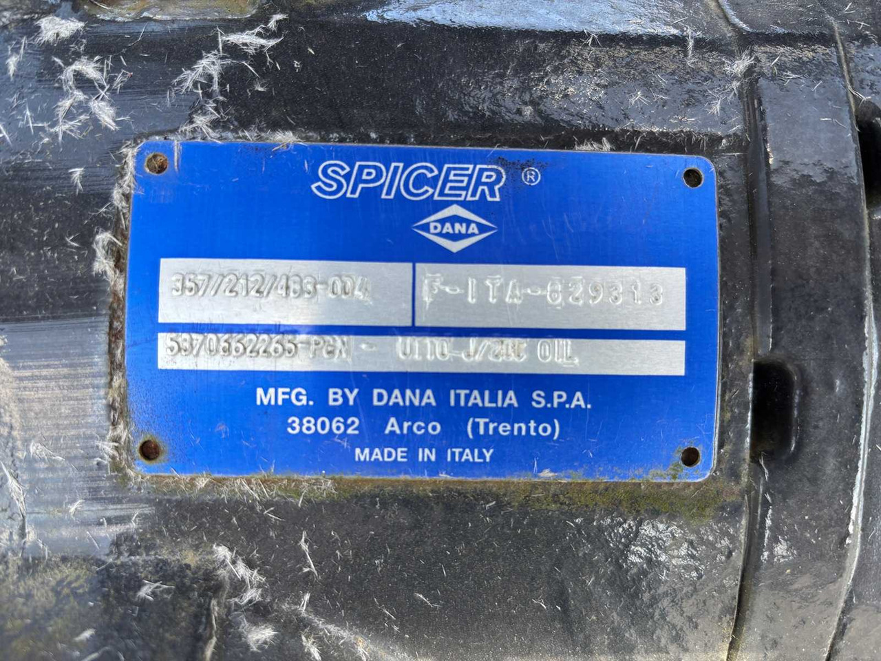 DANA ITALIA S.R.L SPICER / DANA AXLE G-ITA - PLANETARY STEERING GEAR AXLE - 挖掘机:图2 DANA ITALIA S.R.L SPICER / DANA AXLE G-ITA - PLANETARY STEERING GEAR AXLE - 挖掘机:图2